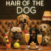 Hair of the Dog French Bulldog 014 Ruff & Ready Funny Canine Art neon lights, bacon-woven flair, and egg murals