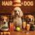 Hair of the Dog French Poodle 003 Ruff & Ready Funny Canine Art neon lights, bacon-woven flair, and egg murals