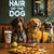 Hair of the Dog German Shorthaired Pointer 003 Ruff & Ready Funny Canine Art neon lights, bacon-woven flair, and egg murals