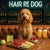 Hair of the Dog Goldendoodle 003 Ruff & Ready Funny Canine Art neon lights, bacon-woven flair, and egg murals