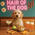 Hair of the Dog Goldendoodle 011 Ruff & Ready Funny Canine Art neon lights, bacon-woven flair, and egg murals
