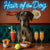 Hair of the Dog Great Dane 006 Ruff & Ready Funny Canine Art neon lights, bacon-woven flair, and egg murals
