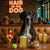 Hair of the Dog Great Dane 015 Ruff & Ready Funny Canine Art neon lights, bacon-woven flair, and egg murals