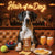 Hair of the Dog Great Dane 019 Ruff & Ready Funny Canine Art neon lights, bacon-woven flair, and egg murals