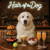 Hair of the Dog Great Pyrenees 004 Ruff & Ready Funny Canine Art neon lights, bacon-woven flair, and egg murals