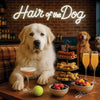 Hair of the Dog Great Pyrenees 013 Ruff & Ready Funny Canine Art neon lights, bacon-woven flair, and egg murals