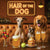 Hair of the Dog Greyhound 013 Ruff & Ready Funny Canine Art neon lights, bacon-woven flair, and egg murals