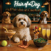 Hair of the Dog Havanese 003 Ruff & Ready Funny Canine Art neon lights, bacon-woven flair, and egg murals