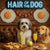 Hair of the Dog Havanese 010 Ruff & Ready Funny Canine Art neon lights, bacon-woven flair, and egg murals