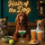 Hair of the Dog Irish Setter 011 Ruff & Ready Funny Canine Art neon lights, bacon-woven flair, and egg murals