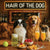 Hair of the Dog Japanese Chin 011 Ruff & Ready Funny Canine Art neon lights, bacon-woven flair, and egg murals