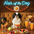 Hair of the Dog Japanese Chin 015 Ruff & Ready Funny Canine Art neon lights, bacon-woven flair, and egg murals