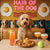 Hair of the Dog Labradoodle 002 Ruff & Ready Funny Canine Art neon lights, bacon-woven flair, and egg murals