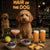 Hair of the Dog Labradoodle 004 Ruff & Ready Funny Canine Art neon lights, bacon-woven flair, and egg murals