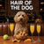 Hair of the Dog Labradoodle 006 Ruff & Ready Funny Canine Art neon lights, bacon-woven flair, and egg murals
