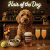 Hair of the Dog Labradoodle 009 Ruff & Ready Funny Canine Art neon lights, bacon-woven flair, and egg murals