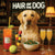 Hair of the Dog Labrador Retriever 005 Ruff & Ready Funny Canine Art neon lights, bacon-woven flair, and egg murals