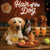 Hair of the Dog Labrador Retriever 013 Ruff & Ready Funny Canine Art neon lights, bacon-woven flair, and egg murals