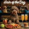 Hair of the Dog Lagotto Romagnol 016 Ruff & Ready Funny Canine Art neon lights, bacon-woven flair, and egg murals