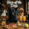 Hair of the Dog Mudi 008 Ruff & Ready Funny Canine Art neon lights, bacon-woven flair, and egg murals