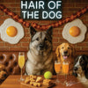Sunrise Snout shines with Norwegian Elkhound 004 under neon lights, bacon-woven flair, and egg murals. Ruff, ready, ridiculously fun dog art on metal!