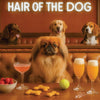 Hair of the Dog Pekingese 018 Ruff & Ready Funny Canine Art neon lights, bacon-woven flair, and egg murals