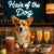 Hair of the Dog Pembroke Welsh Corgi 013 Ruff & Ready Funny Canine Art neon lights, bacon-woven flair, and egg murals