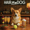 Hair of the Dog Pembroke Welsh Corgi 015 Ruff & Ready Funny Canine Art neon lights, bacon-woven flair, and egg murals