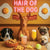 Hair of the Dog Pharaoh Hound 014 Ruff & Ready Funny Canine Art neon lights, bacon-woven flair, and egg murals