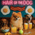 Hair of the Dog Pomeranian 013 Ruff & Ready Funny Canine Art neon lights, bacon-woven flair, and egg murals
