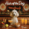 Hair of the Dog Poodle 006 Ruff & Ready Funny Canine Art neon lights, bacon-woven flair, and egg murals