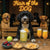 Hair of the Dog Portuguese Water Dog 004 Ruff & Ready Funny Canine Art neon lights, bacon-woven flair, and egg murals