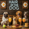 Hair of the Dog Pug 011 Ruff & Ready Funny Canine Art neon lights, bacon-woven flair, and egg murals