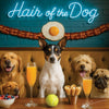 Hair of the Dog Rat Terrier 007 Ruff & Ready Funny Canine Art neon lights, bacon-woven flair, and egg murals