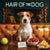 Hair of the Dog Russell Terrier 017 Ruff & Ready Funny Canine Art neon lights, bacon-woven flair, and egg murals