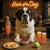 Hair of the Dog Saint Bernard 004 Ruff & Ready Funny Canine Art neon lights, bacon-woven flair, and egg murals