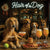 Hair of the Dog Saluki 015 Ruff & Ready Funny Canine Art neon lights, bacon-woven flair, and egg murals