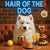 Hair of the Dog Samoyed 006 Ruff & Ready Funny Canine Art neon lights, bacon-woven flair, and egg murals