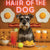 Hair of the Dog Schnauzer 002 Ruff & Ready Funny Canine Art neon lights, bacon-woven flair, and egg murals