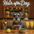 Hair of the Dog Schnauzer 013 Ruff & Ready Funny Canine Art neon lights, bacon-woven flair, and egg murals