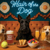 Hair of the Dog Scottish Terrier 001 Ruff & Ready Funny Canine Art neon lights, bacon-woven flair, and egg murals