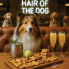 Hair of the Dog Shetland Sheepdog 006 Ruff & Ready Funny Canine Art neon lights, bacon-woven flair, and egg murals