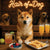 Hair of the Dog Shiba Inu 003 Ruff & Ready Funny Canine Art neon lights, bacon-woven flair, and egg murals