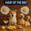 Hair of the Dog Shiba Inu 004 Ruff & Ready Funny Canine Art neon lights, bacon-woven flair, and egg murals