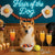Hair of the Dog Shiba Inu 009 Ruff & Ready Funny Canine Art neon lights, bacon-woven flair, and egg murals