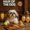 Hair of the Dog Shih Tzu 016 Ruff & Ready Funny Canine Art neon lights, bacon-woven flair, and egg murals