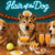 Hair of the Dog Shikoku 006 Ruff & Ready Funny Canine Art neon lights, bacon-woven flair, and egg murals