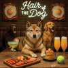 Hair of the Dog Shikoku 011 Ruff & Ready Funny Canine Art neon lights, bacon-woven flair, and egg murals