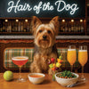 Hair of the Dog Silky Terrier 010 Ruff & Ready Funny Canine Art neon lights, bacon-woven flair, and egg murals
