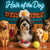 Hair of the Dog Tibetan Terrier 011 Ruff & Ready Funny Canine Art neon lights, bacon-woven flair, and egg murals
